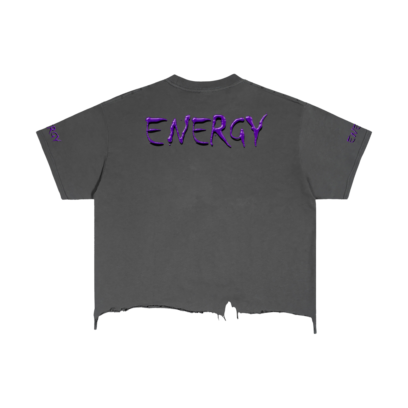 Vintage Wash Boxy Distressed Hem T-Shirt