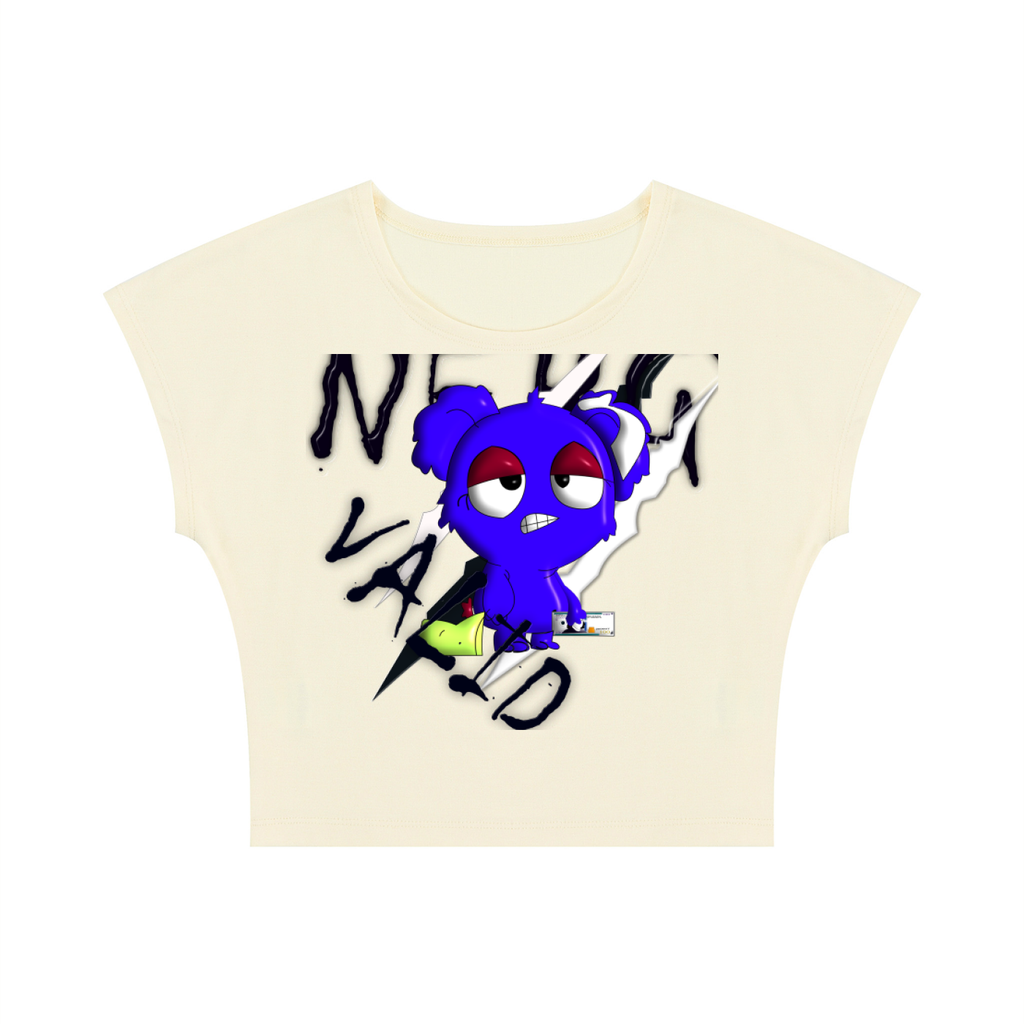 Loopylavi’s Women's Slim Crop T-Shirt