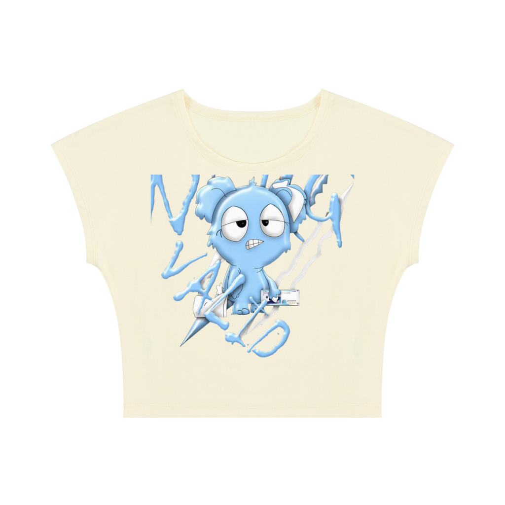Loopy Lavi Women's Slim Crop T-Shirt