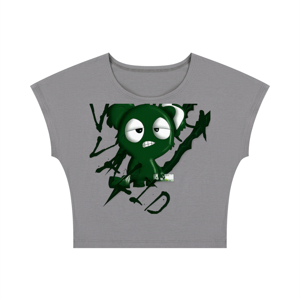 Loopymlavi Women's Slim Crop T-Shirt
