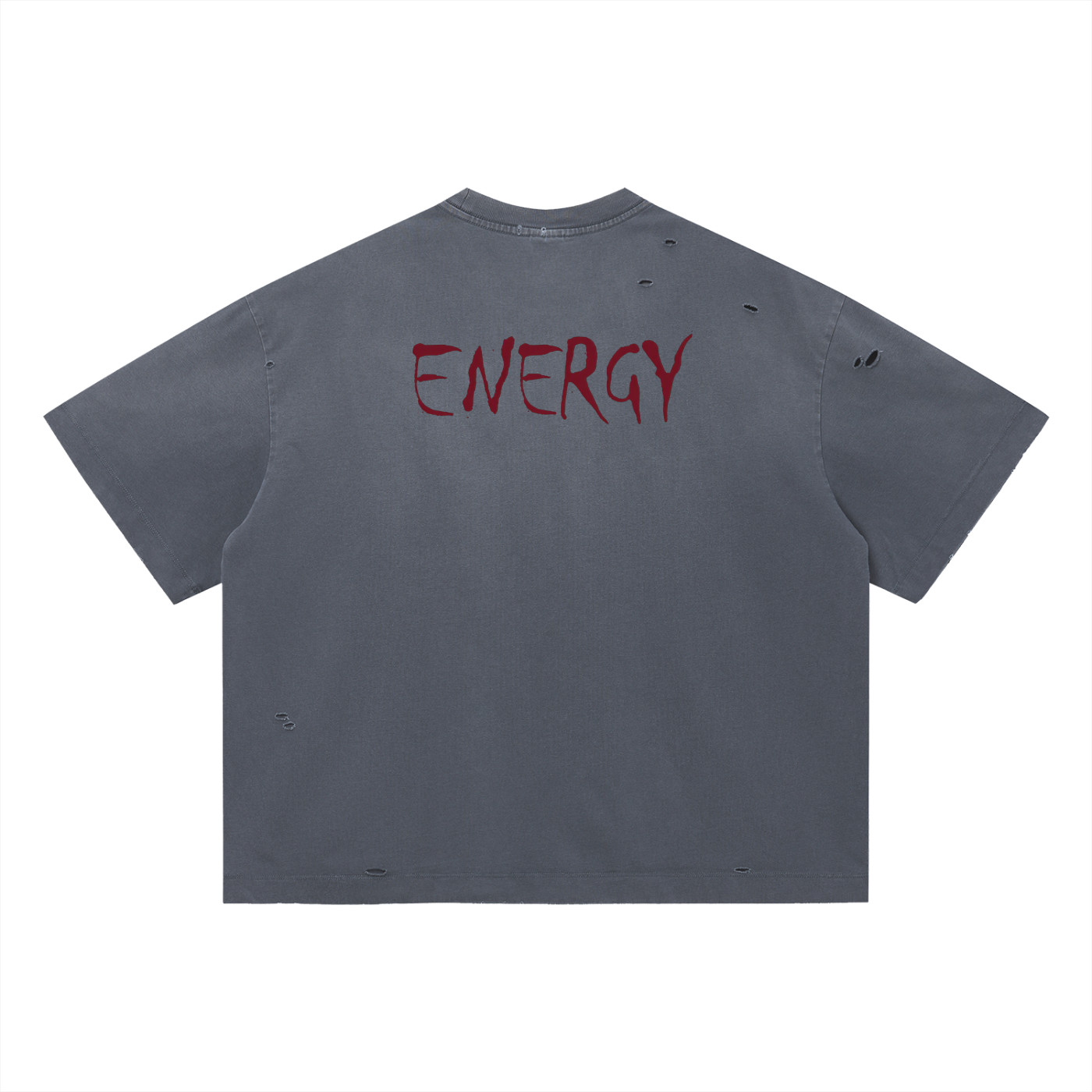 Loopy Lavi Vintage Washed Distressed Boxy Oversized T-Shirt