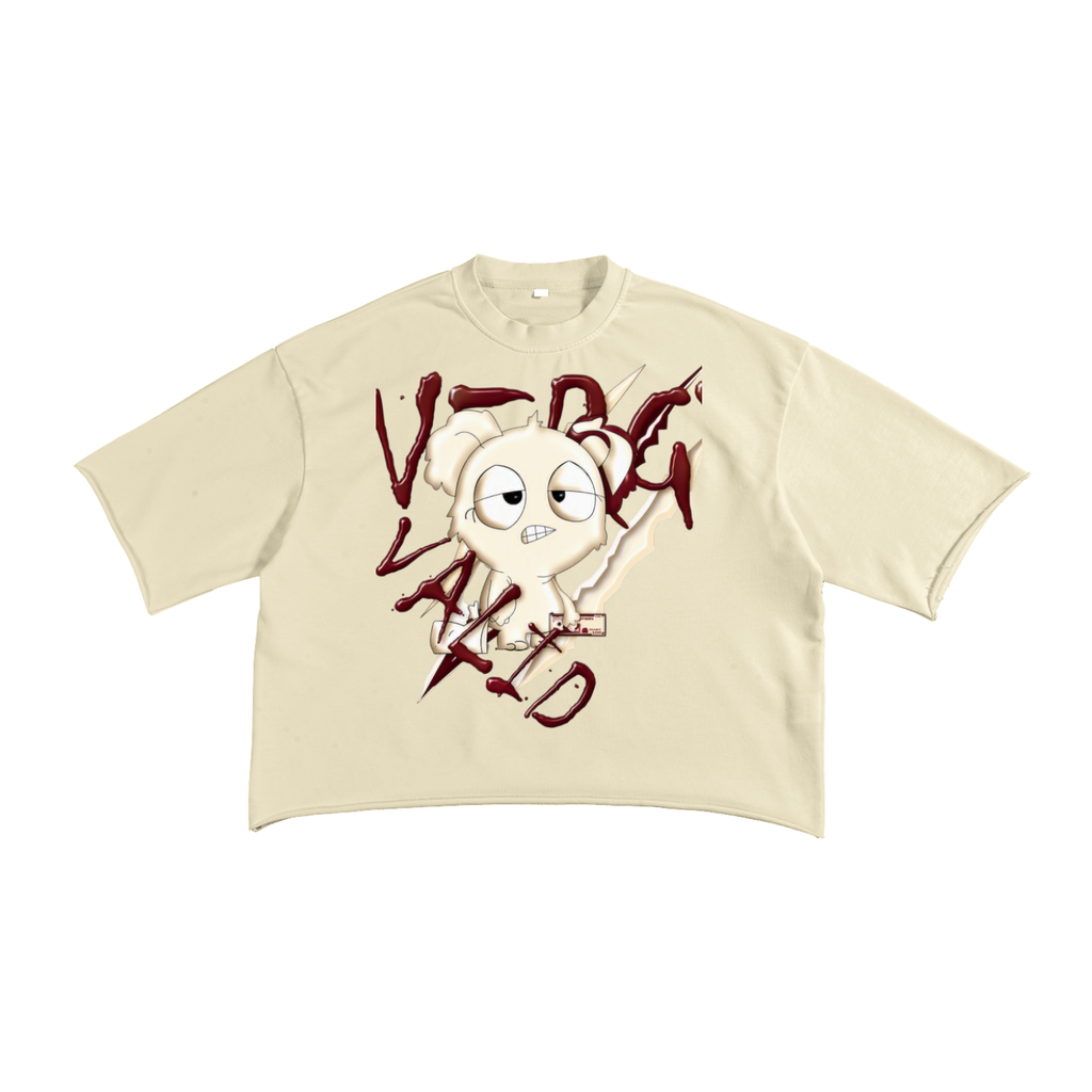 French Terry Raw Edge T-Shirt