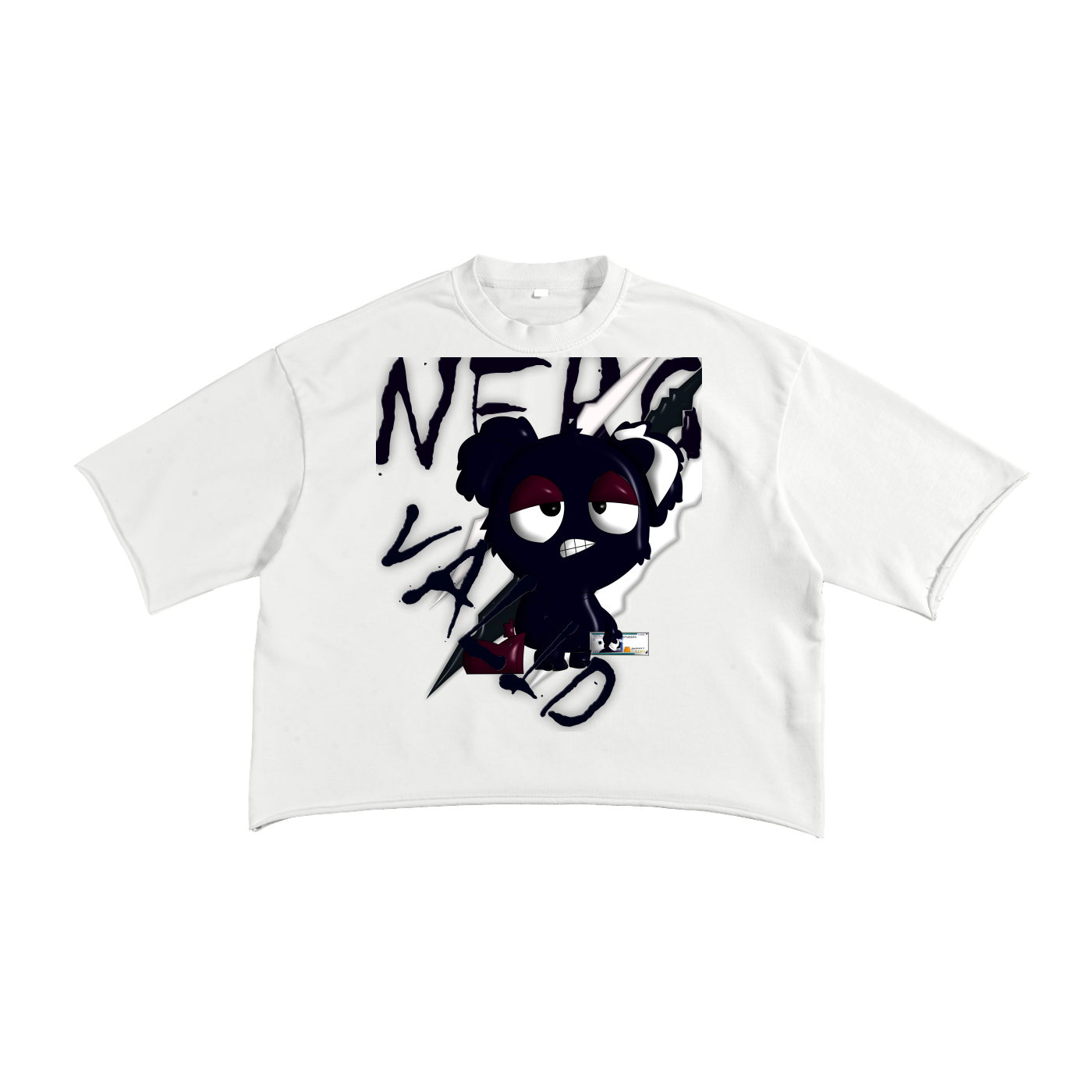 French Terry Raw Edge T-Shirt