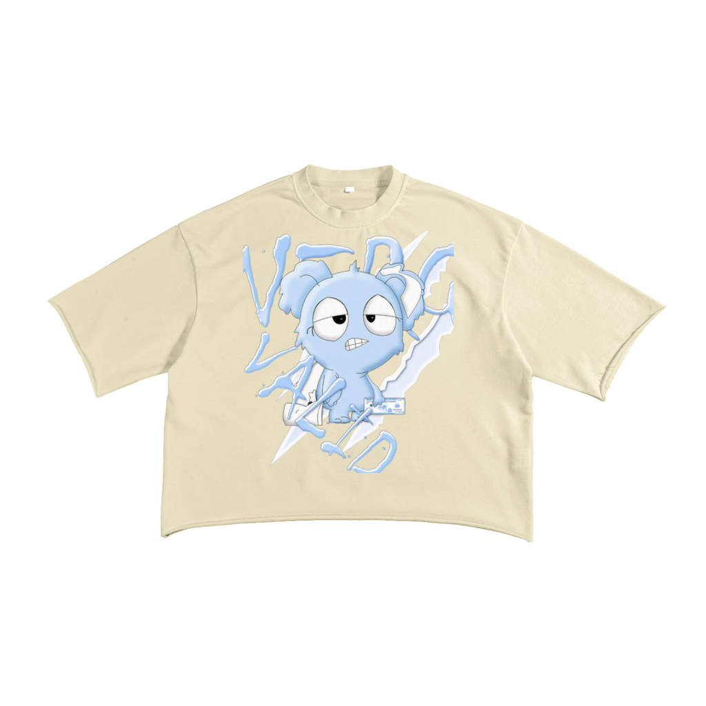 French Terry Raw Edge T-Shirt