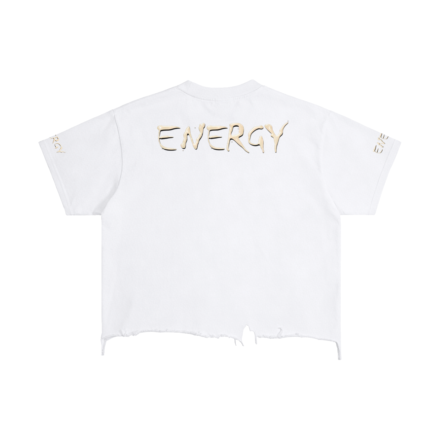 Vintage Wash Boxy Distressed Hem T-Shirt
