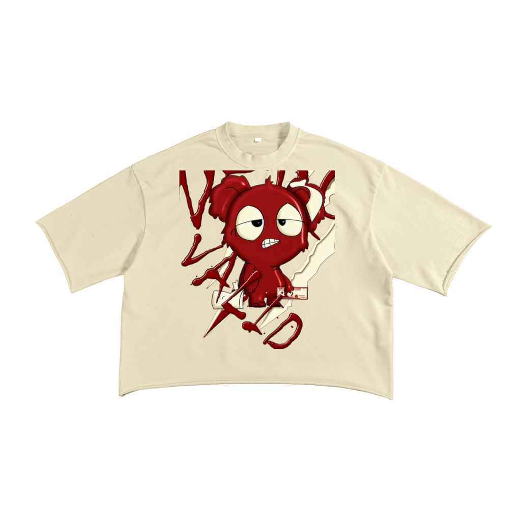 French Terry Raw Edge T-Shirt