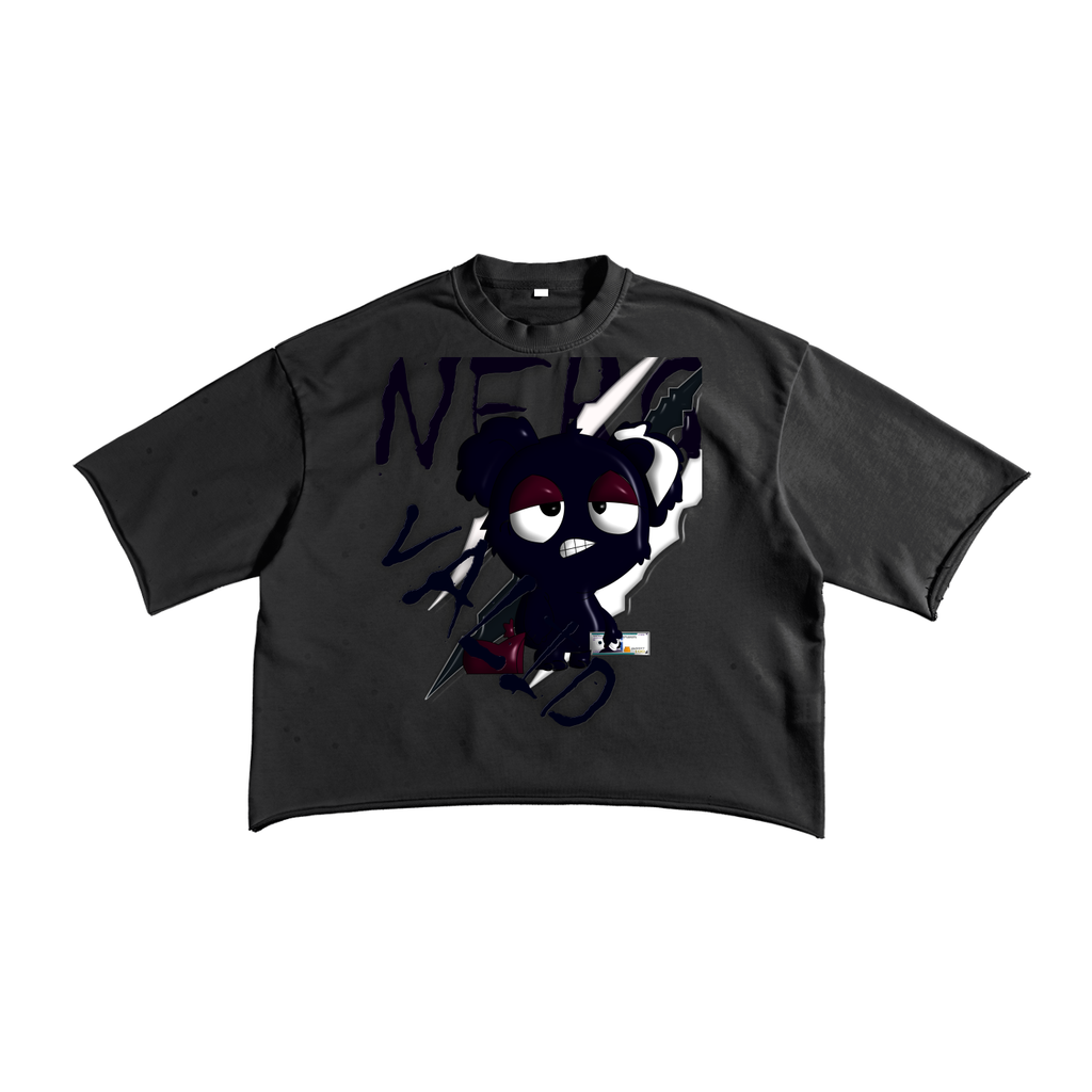 French Terry Raw Edge T-Shirt