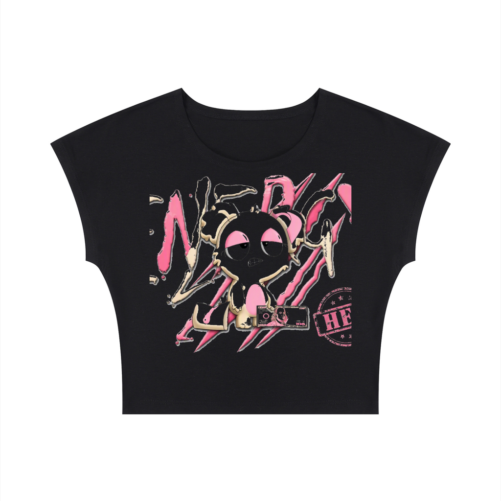 Loopy Lavi Women's Slim Crop T-Shirt