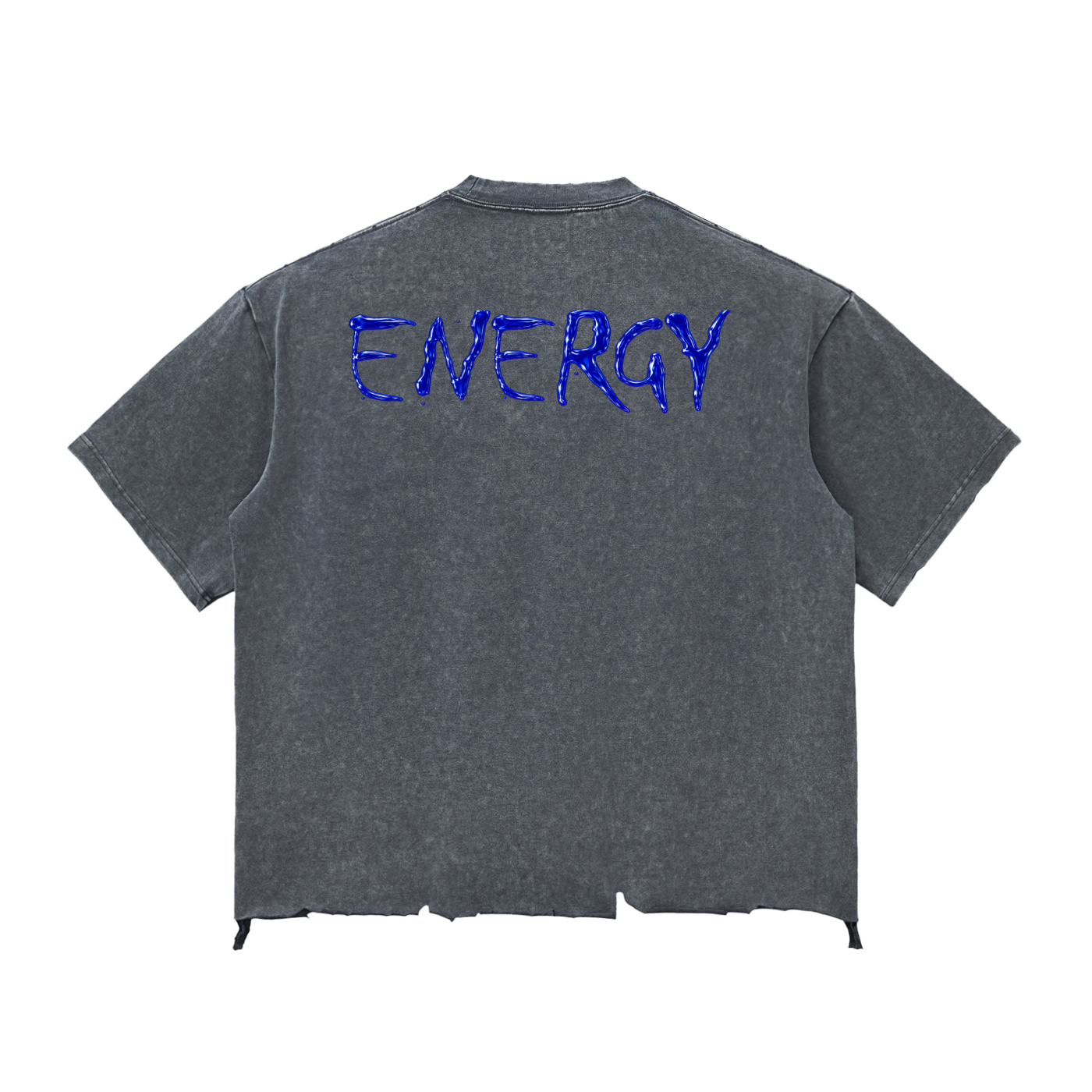 Loopy Lavi Snow Wash Raw-Hem Boxy T-shirt