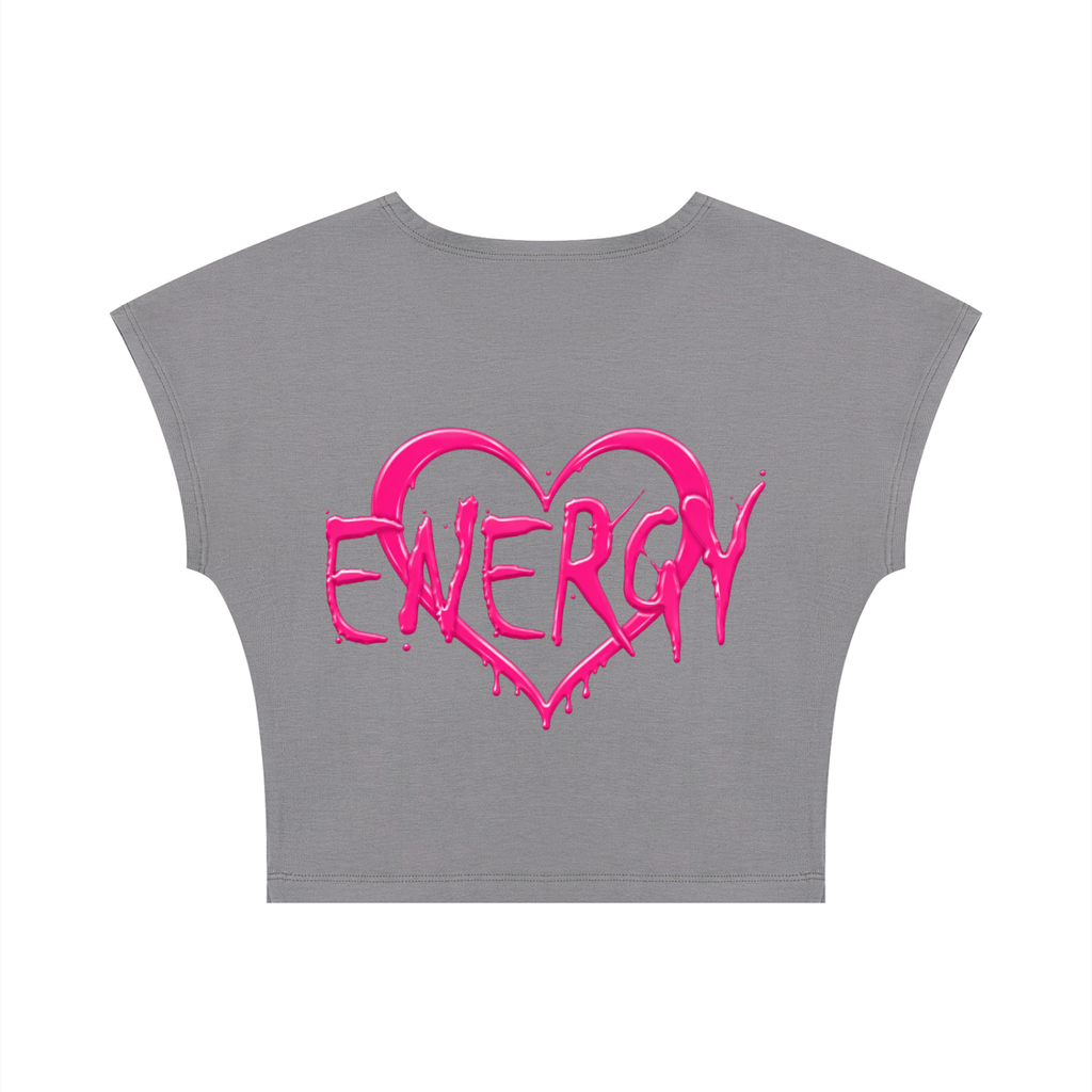 Loopy Lavi Women's Slim Crop T-Shirt