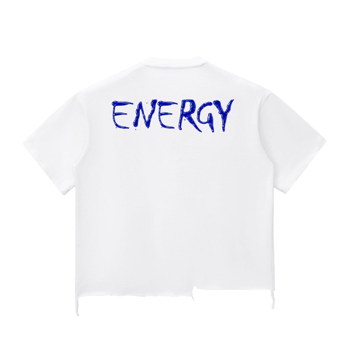 Loopy Lavi Snow Wash Raw-Hem Boxy T-shirt