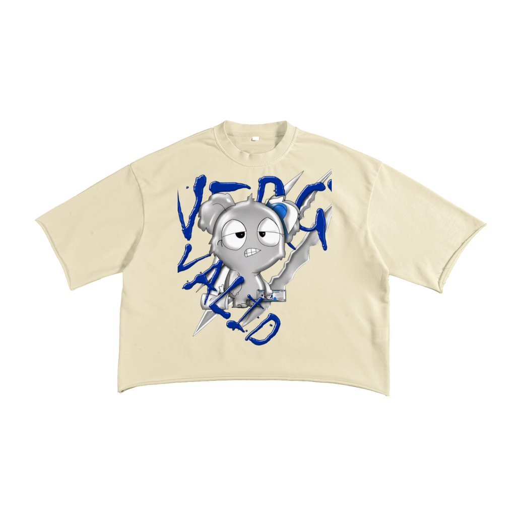 French Terry Raw Edge T-Shirt