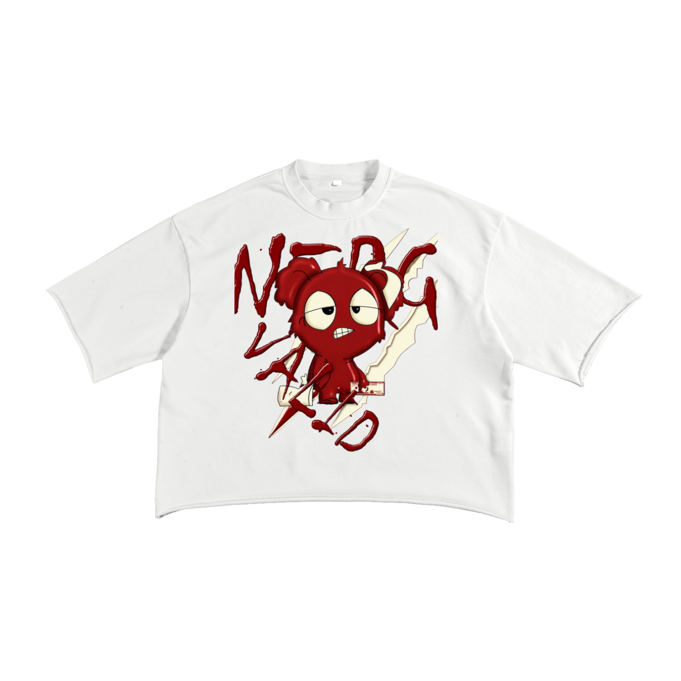 French Terry Raw Edge T-Shirt