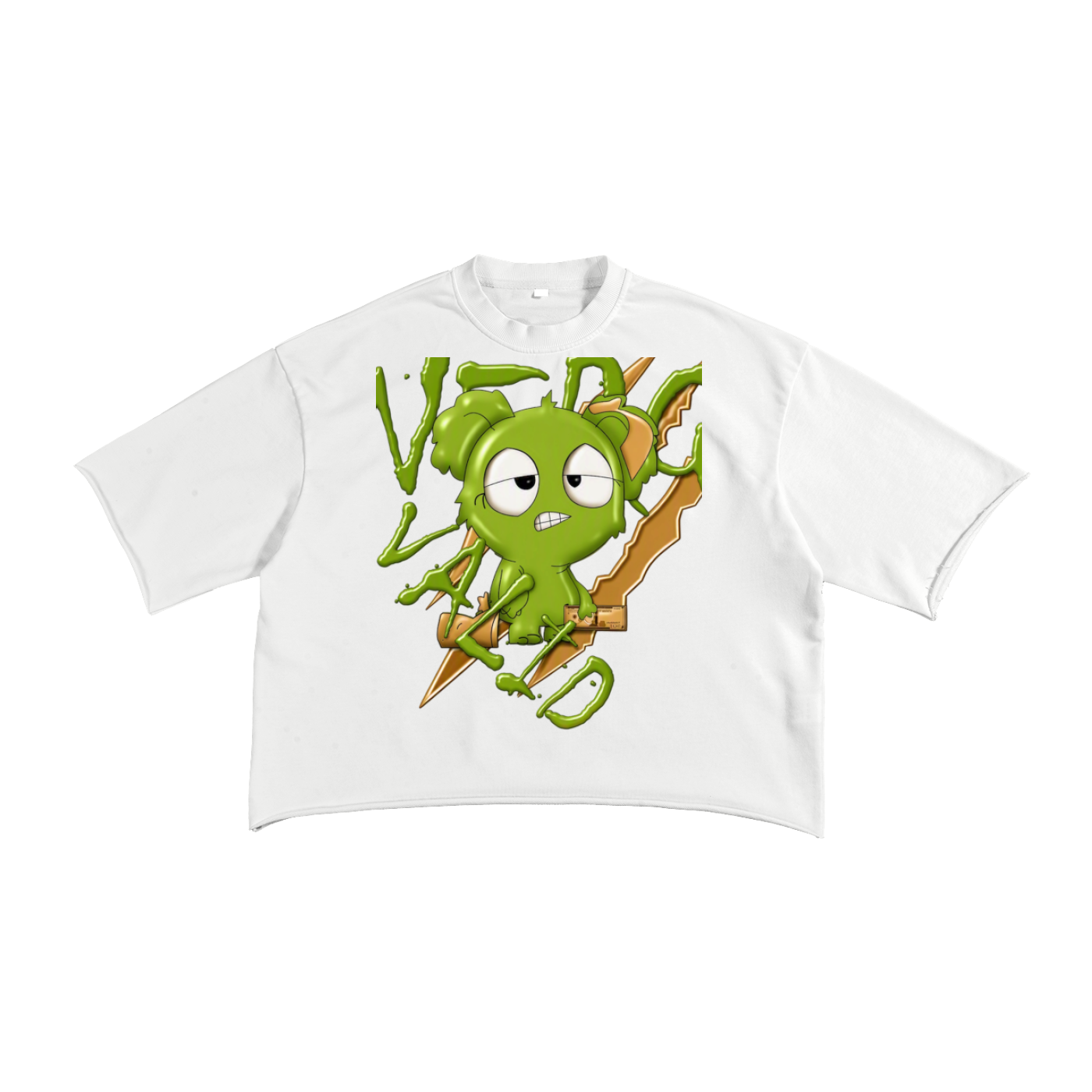 French Terry Raw Edge T-Shirt