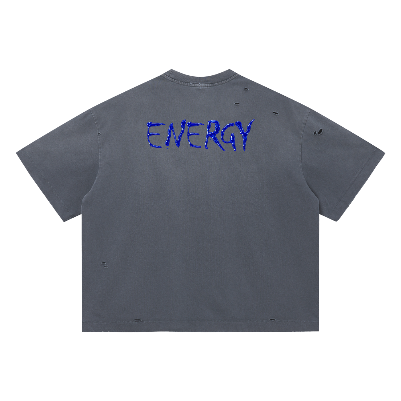 Loopy Lavi Vintage Washed Distressed Boxy Oversized T-Shirt