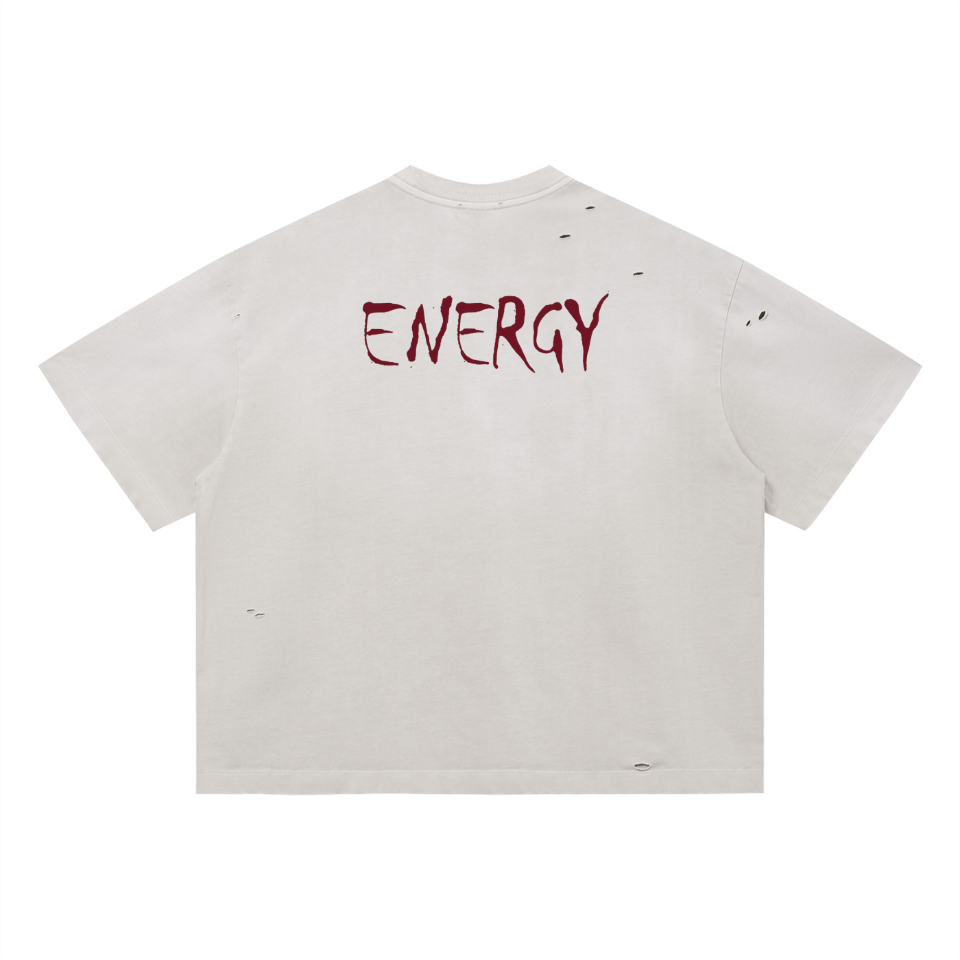 Loopy Lavi Vintage Washed Distressed Boxy Oversized T-Shirt