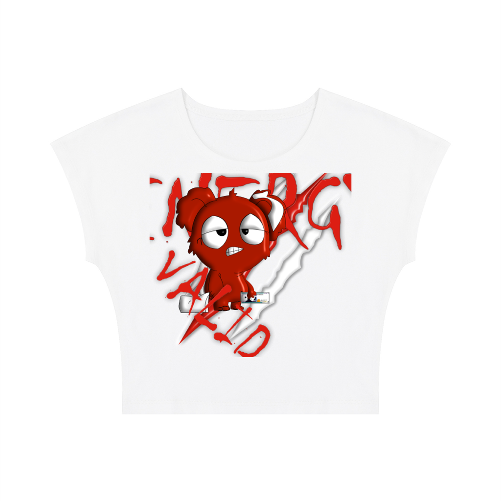 Loopy Lavi Women's Slim Crop T-Shirt