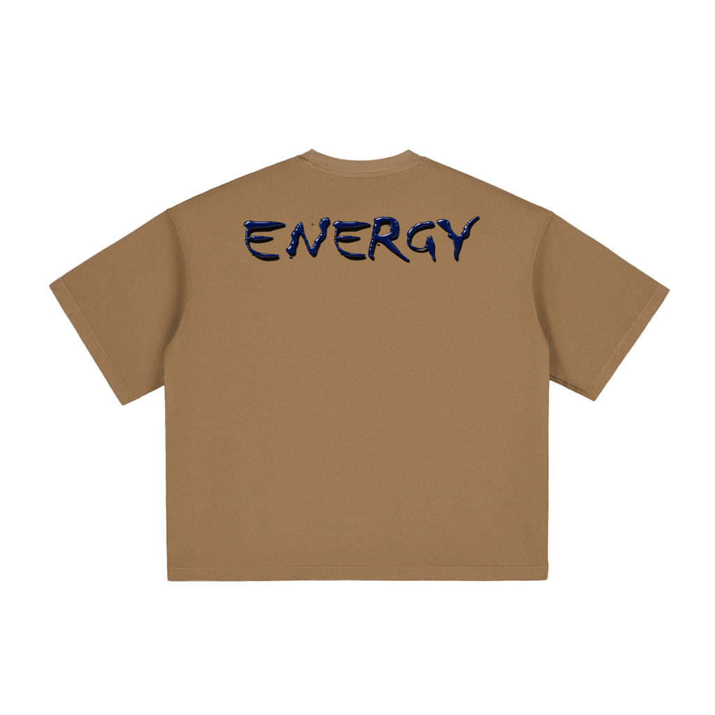 Navy “collection” Vintage Washed Boxy T-Shirt