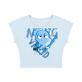 Loopy Lavi Women's Slim Crop T-Shirt