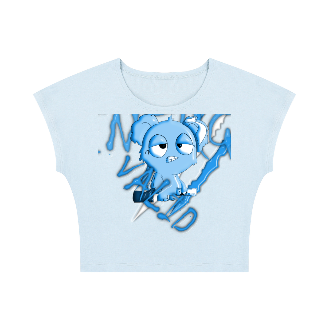 Loopy Lavi Women's Slim Crop T-Shirt