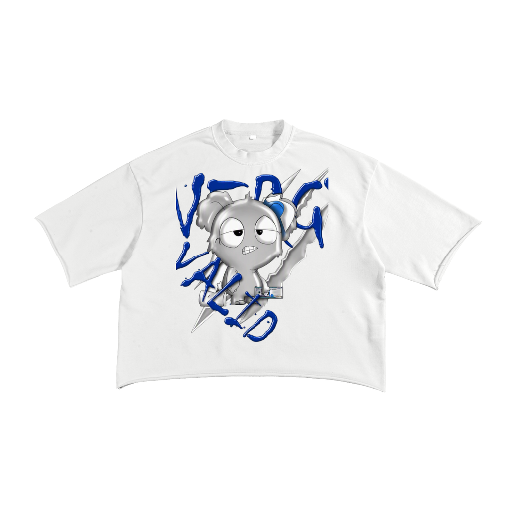 French Terry Raw Edge T-Shirt