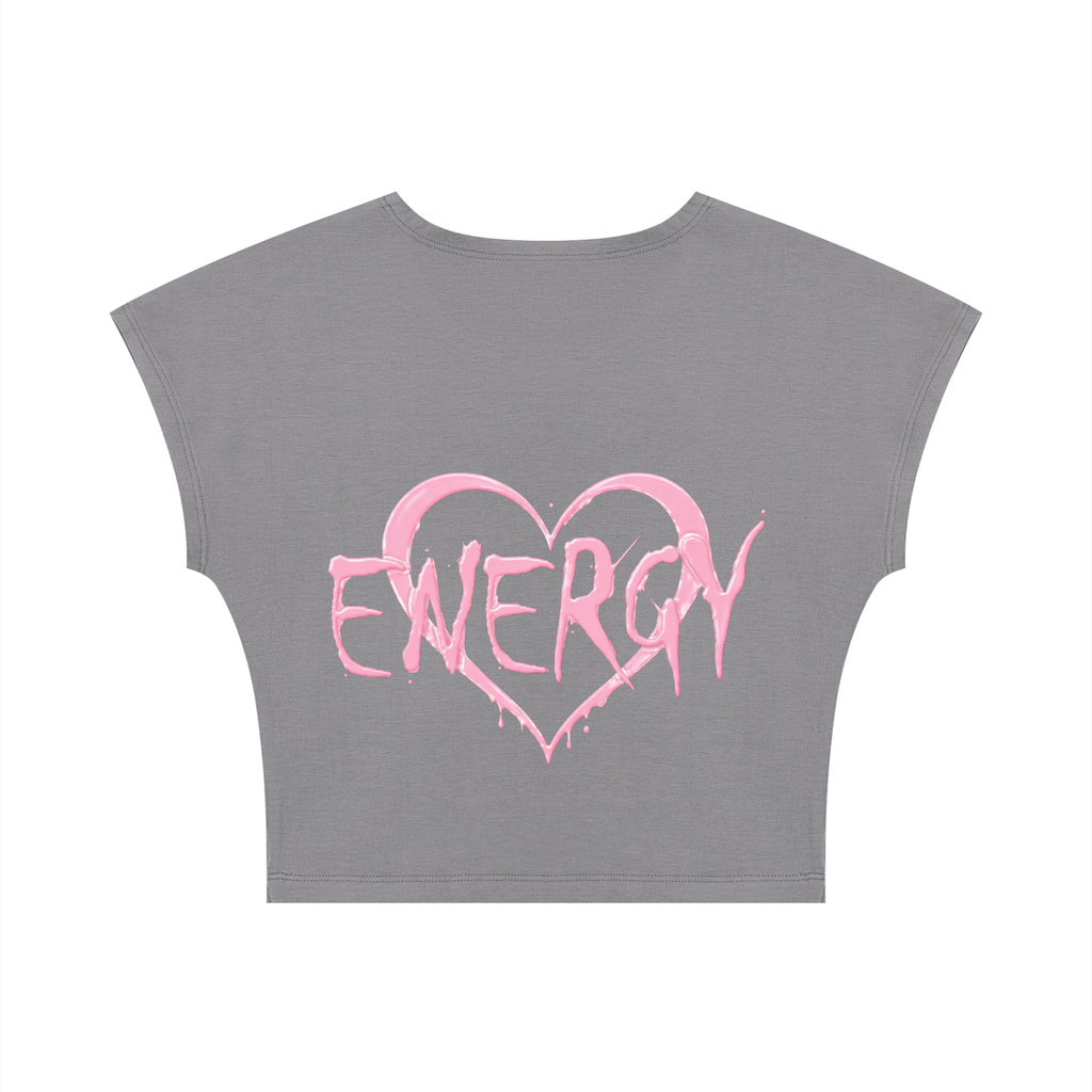 Loopy Lavi Women's Slim Crop T-Shirt