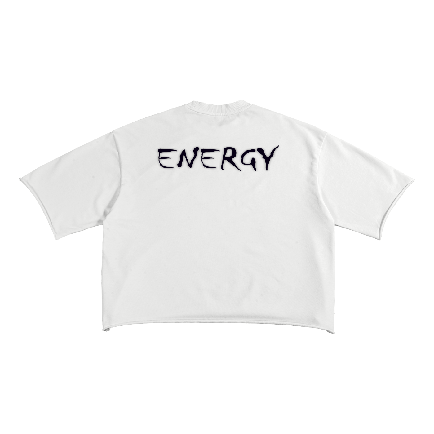 French Terry Raw Edge T-Shirt