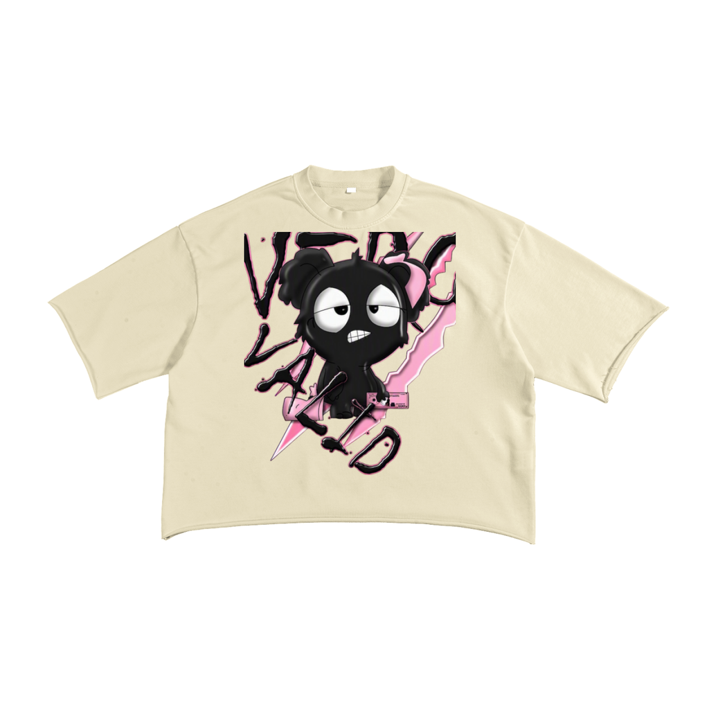 French Terry Raw Edge T-Shirt