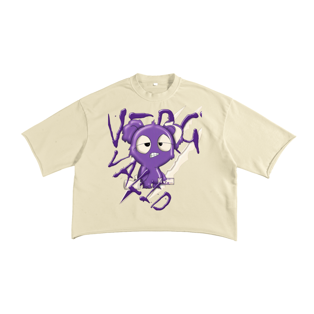 French Terry Raw Edge T-Shirt