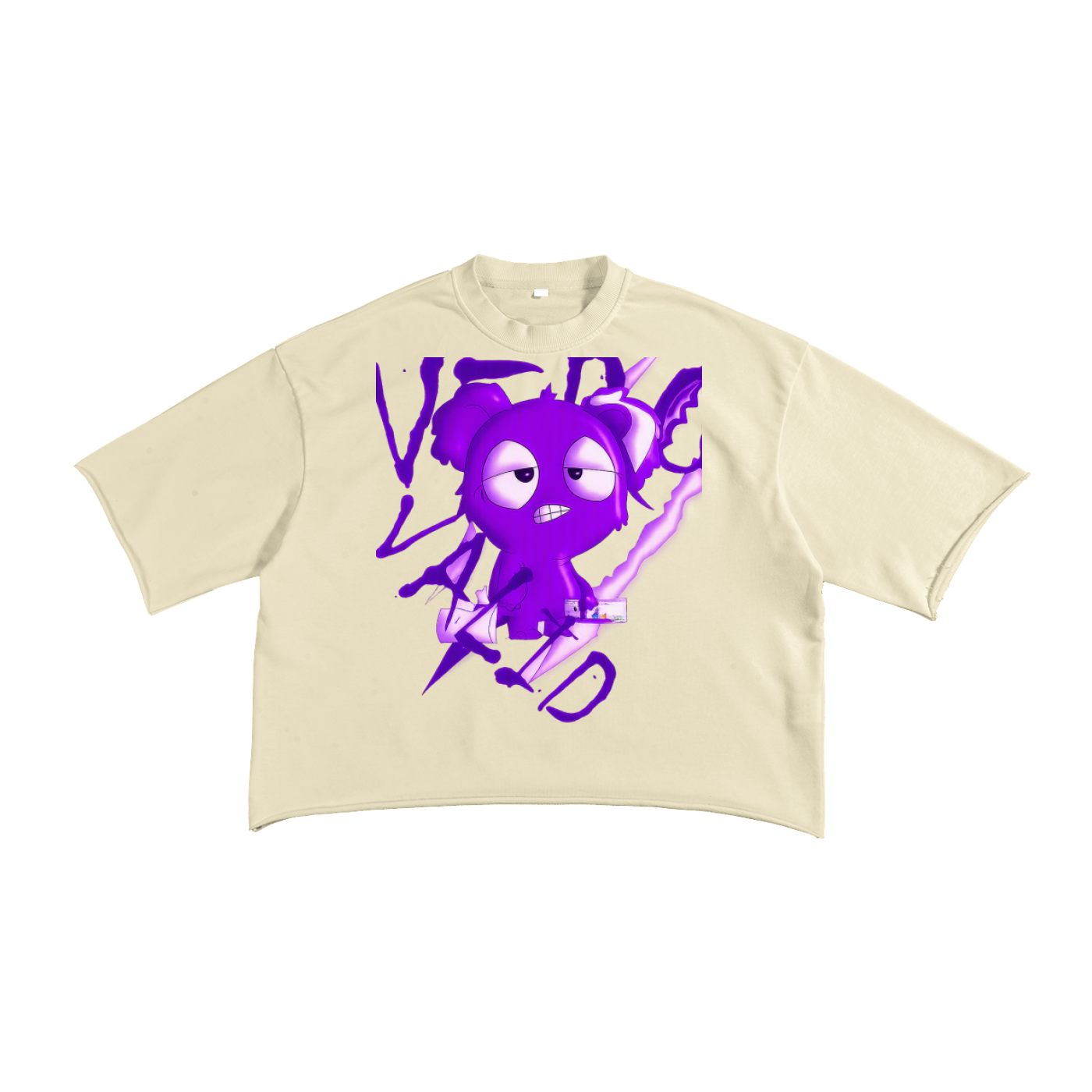 French Terry Raw Edge T-Shirt