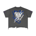 Vintage Wash Boxy Distressed Hem T-Shirt