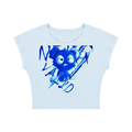 Loopy Lavi Women's Slim Crop T-Shirt