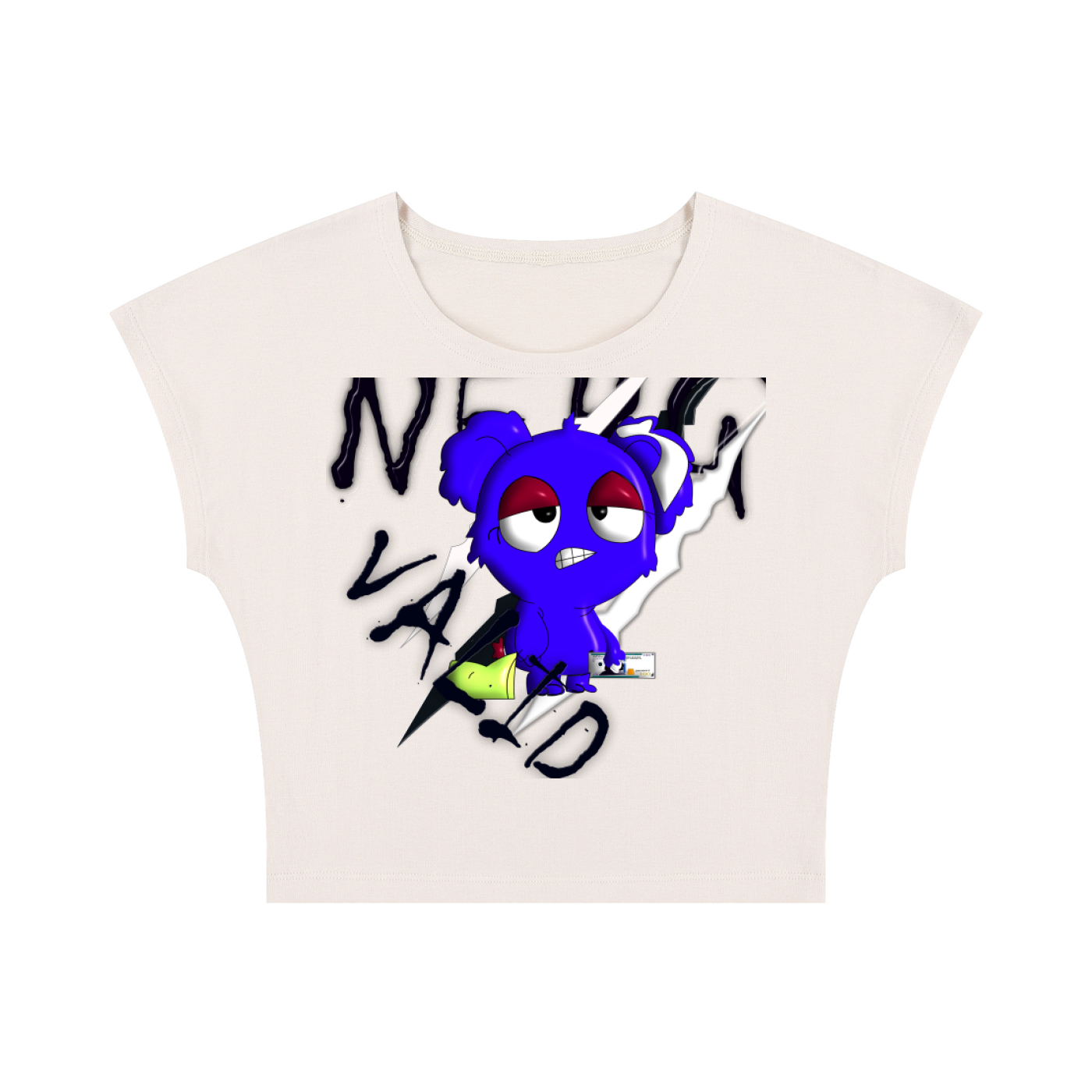 Loopylavi’s Women's Slim Crop T-Shirt