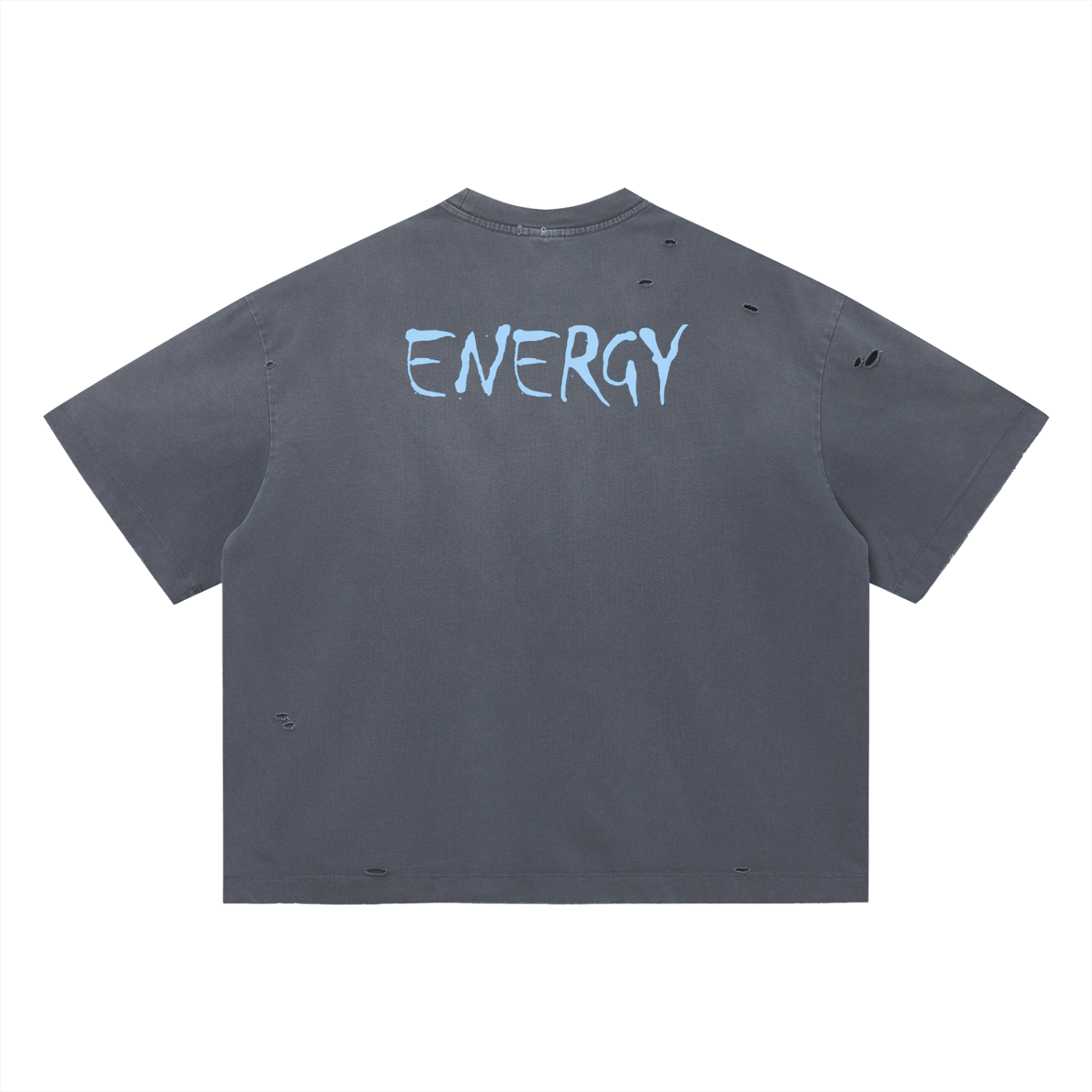 Loopy Lavi Vintage Washed Distressed Boxy Oversized T-Shirt