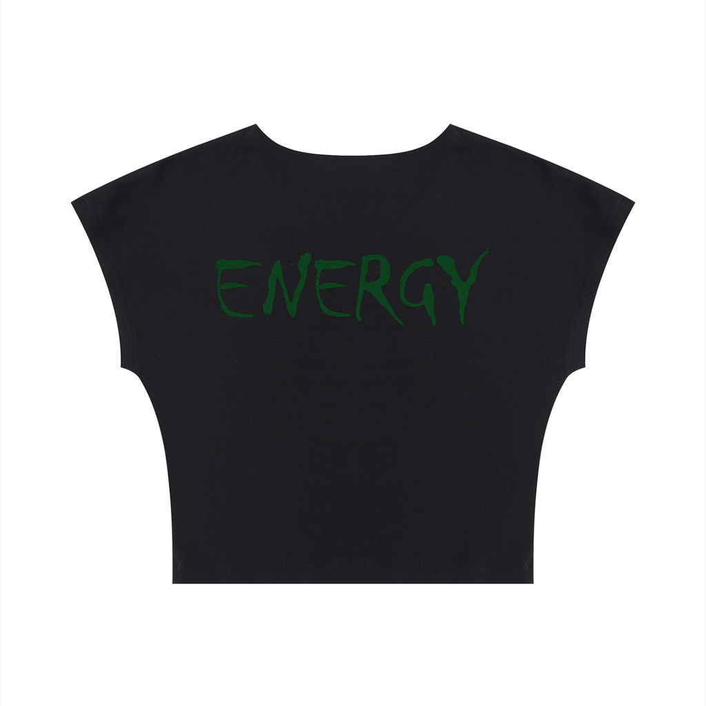 Loopymlavi Women's Slim Crop T-Shirt