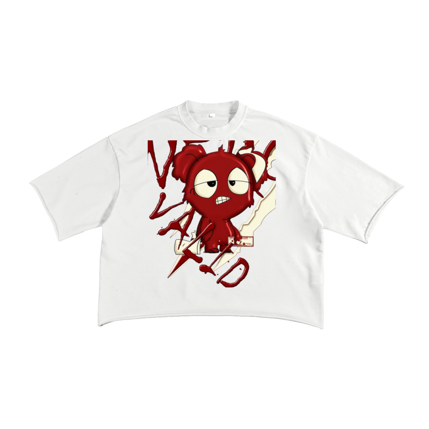 French Terry Raw Edge T-Shirt