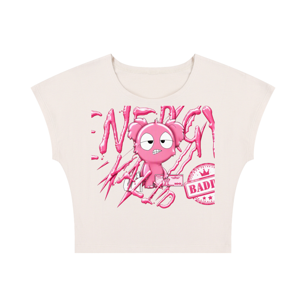 Loopy Lavi Women's Slim Crop T-Shirt