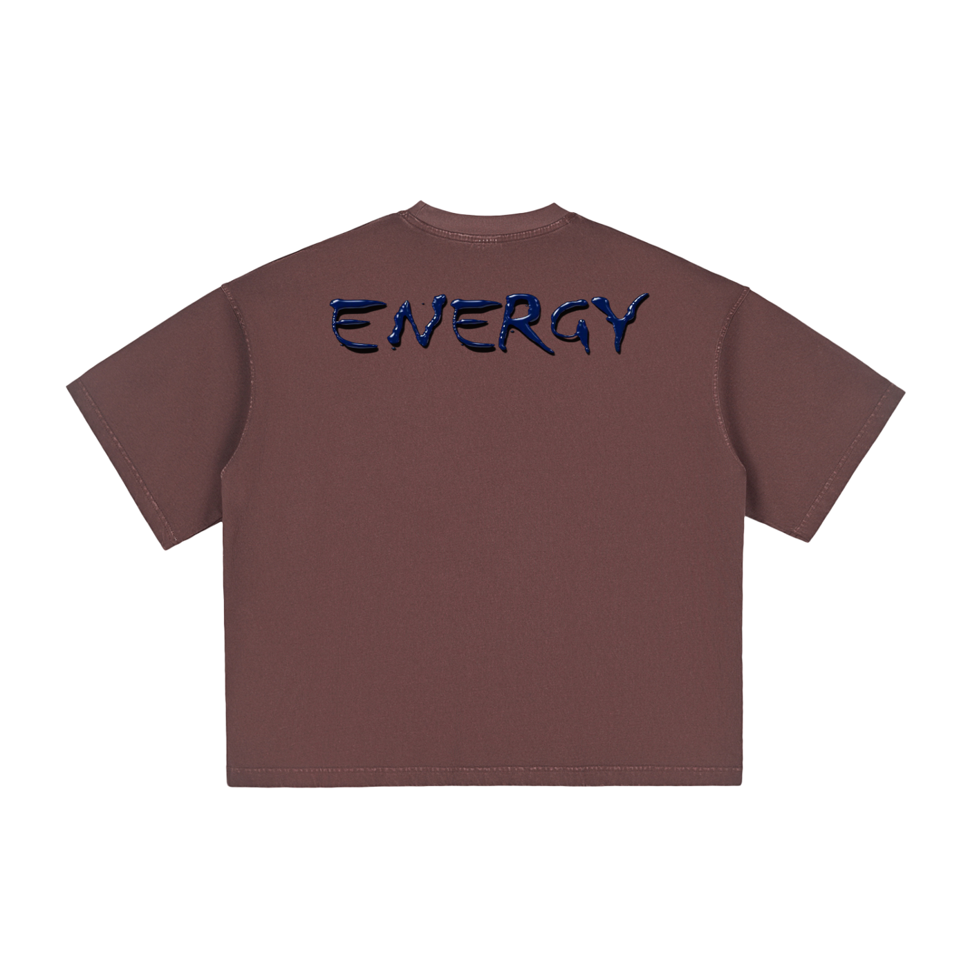 Navy “collection” Vintage Washed Boxy T-Shirt