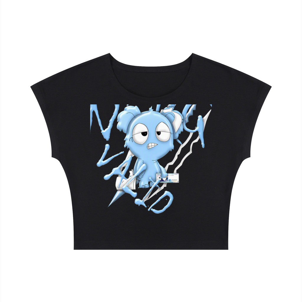 Loopy Lavi Women's Slim Crop T-Shirt