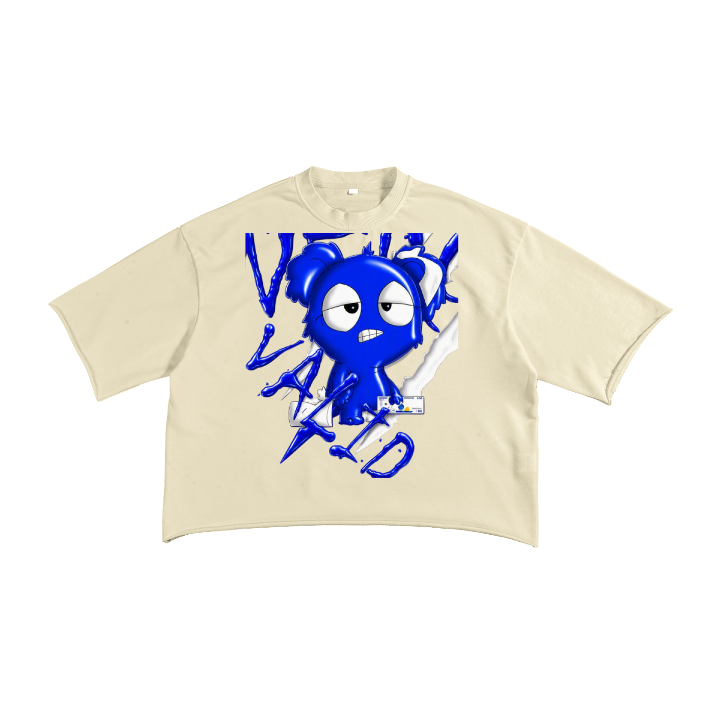 French Terry Raw Edge T-Shirt