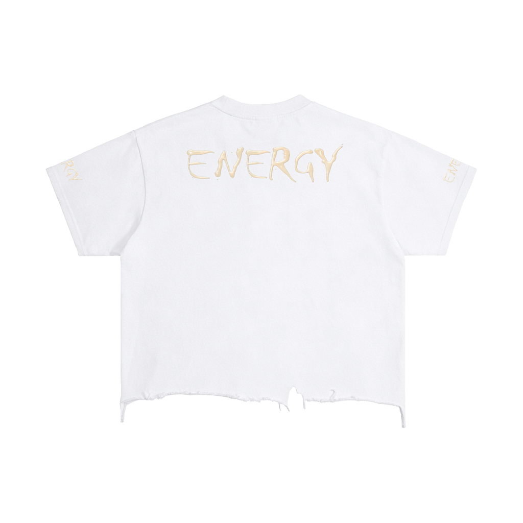 Vintage Wash Boxy Distressed Hem T-Shirt