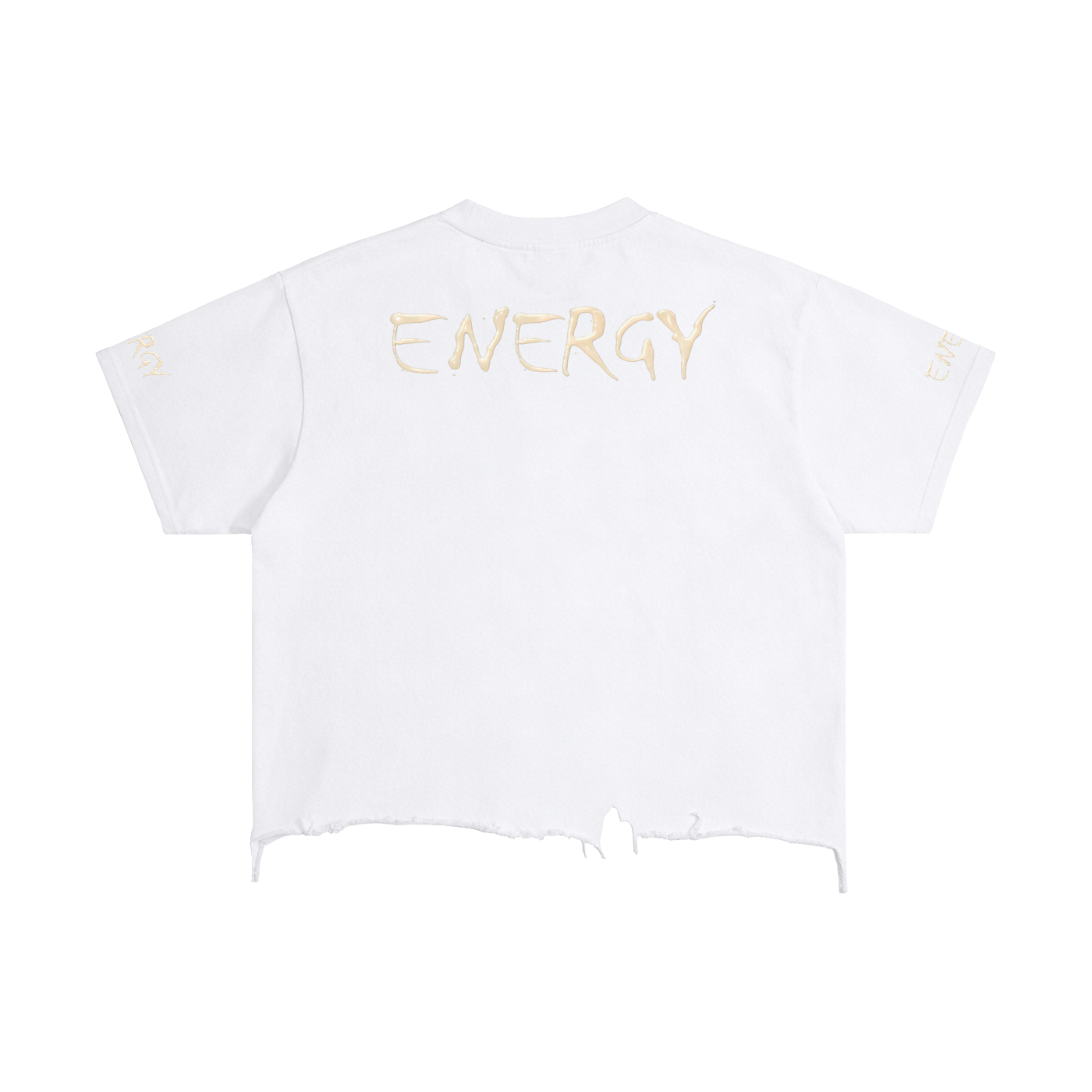 Vintage Wash Boxy Distressed Hem T-Shirt