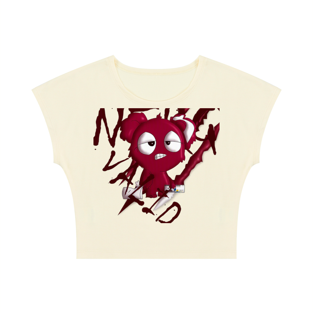 Loopy Lavi Women's Slim Crop T-Shirt