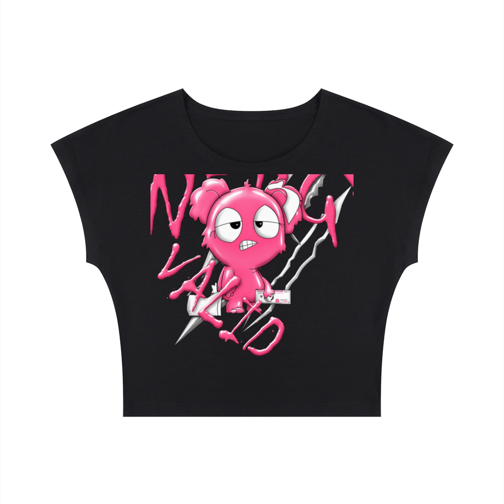 Loopy Lavi Women's Slim Crop T-Shirt