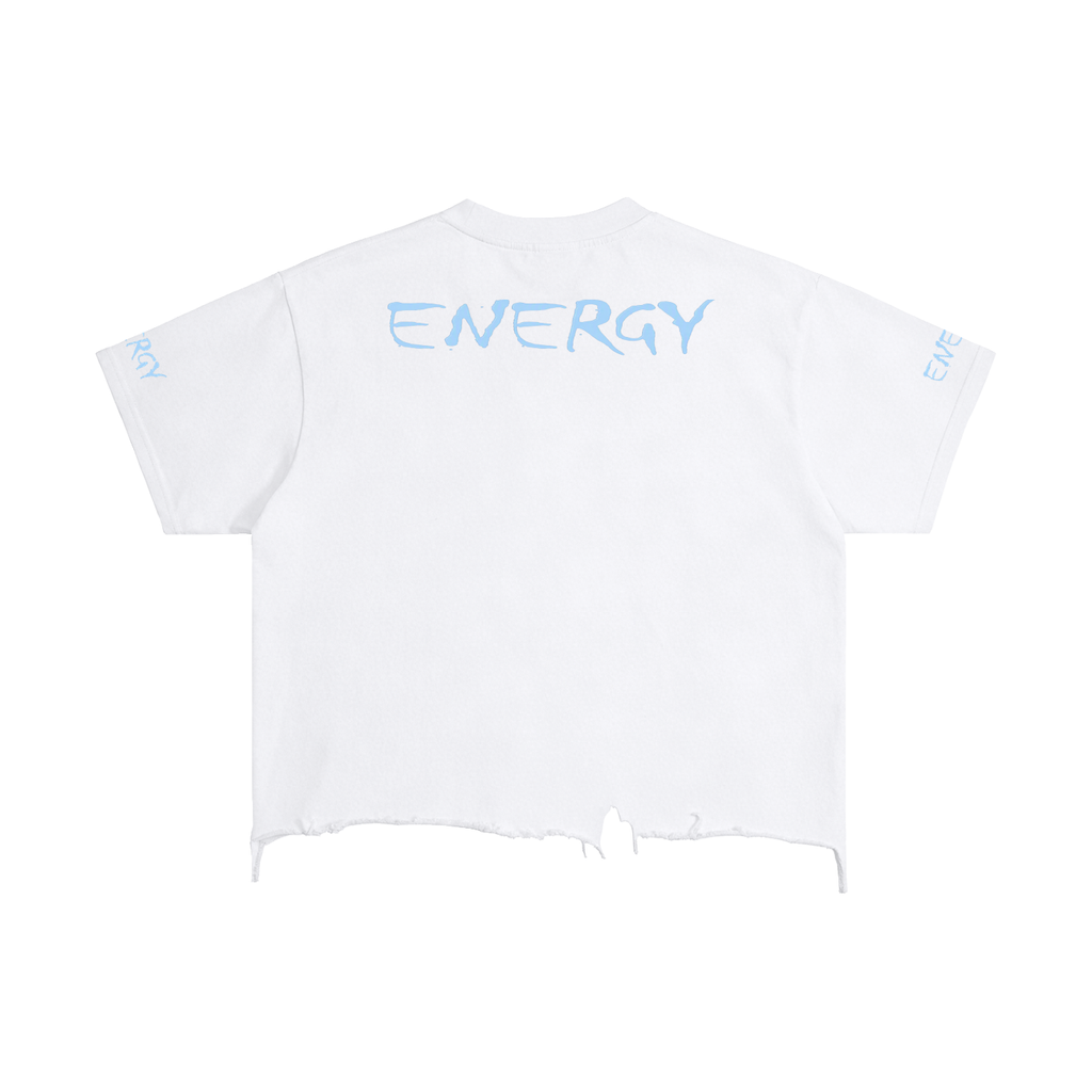 Vintage Wash Boxy Distressed Hem T-Shirt