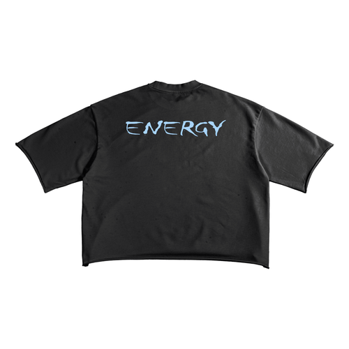 French Terry Raw Edge T-Shirt