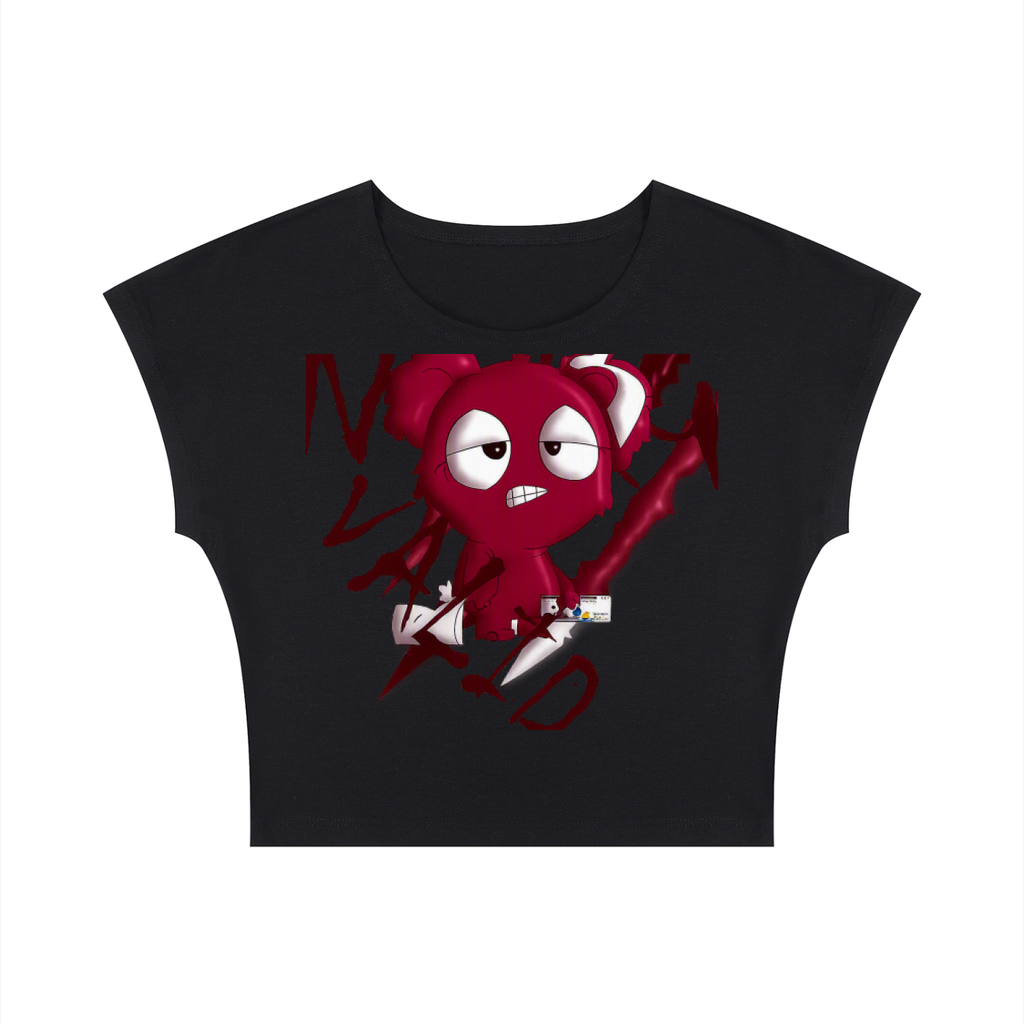Loopy Lavi Women's Slim Crop T-Shirt