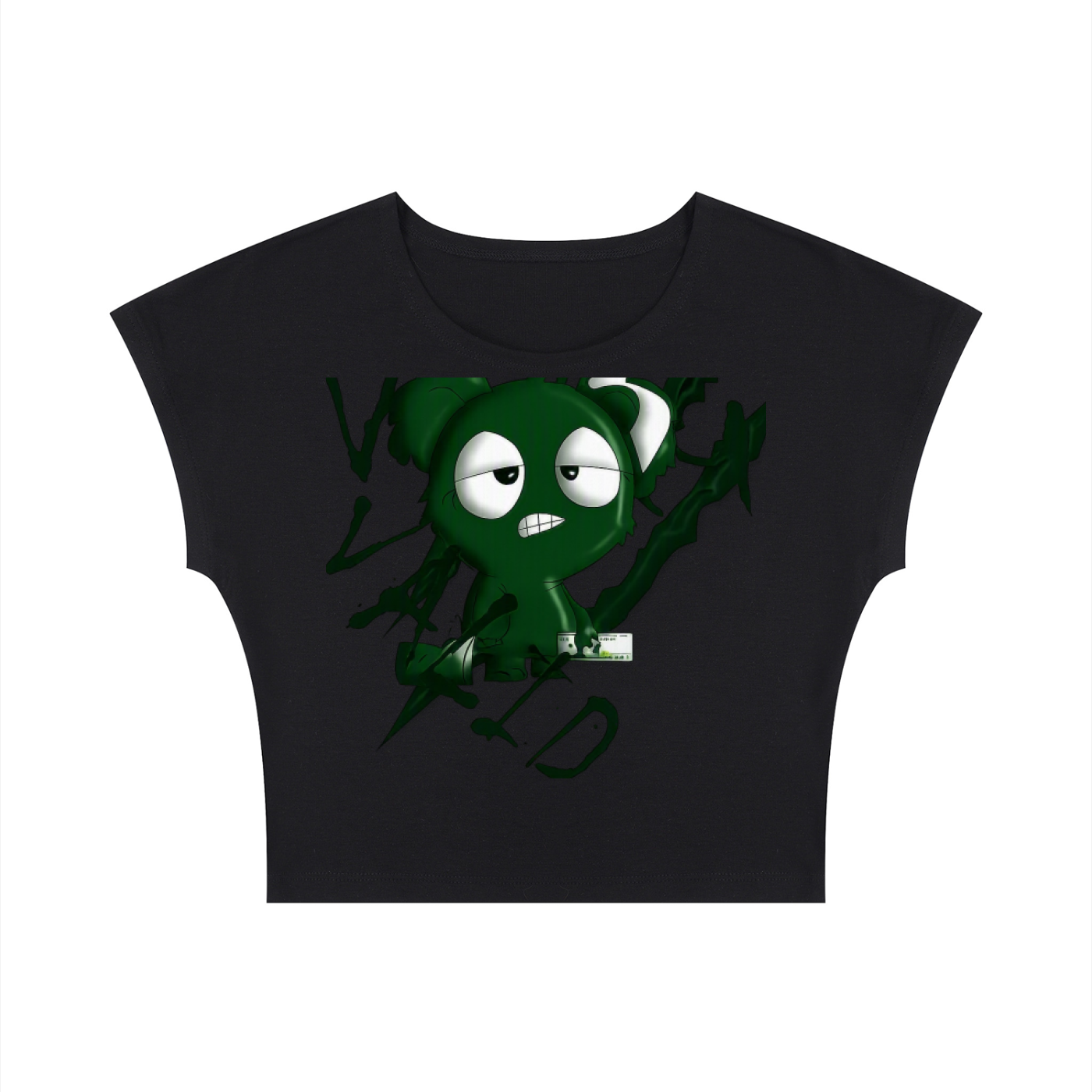 Loopymlavi Women's Slim Crop T-Shirt