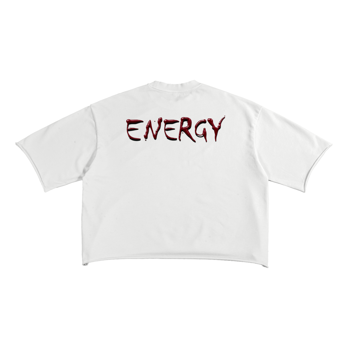 French Terry Raw Edge T-Shirt