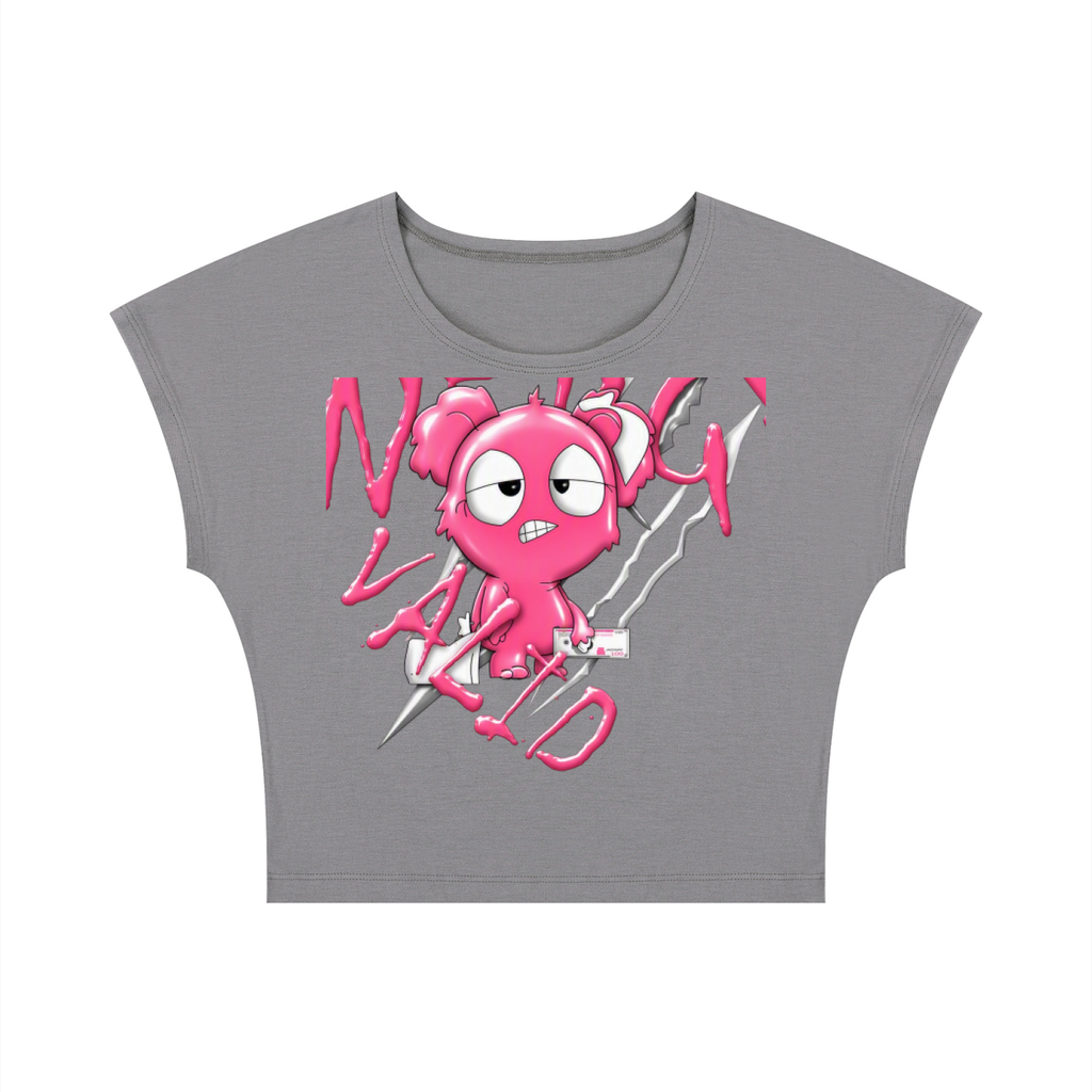 Loopy Lavi Women's Slim Crop T-Shirt